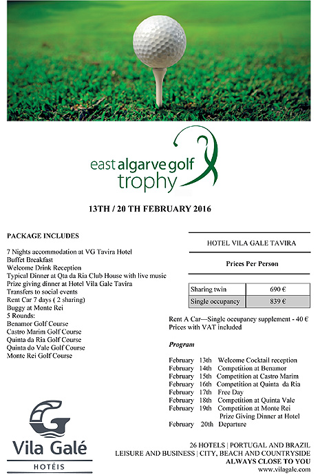 Algarve Golf (UK) Ltd. : East Algarve Golf Festival 2016